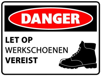 werkschoenen verplicht