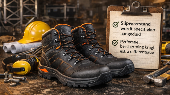 Veiligheidsnormen werkschoenen