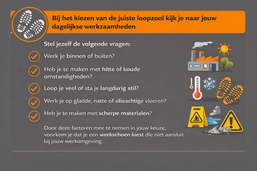 Juiste loopzool kiezen