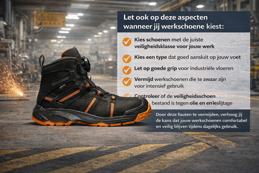 Beste werkschoenen voor machinebouw