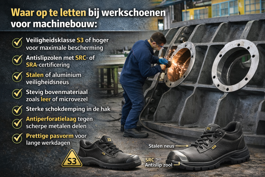 machinebouw vieligheidschoenen