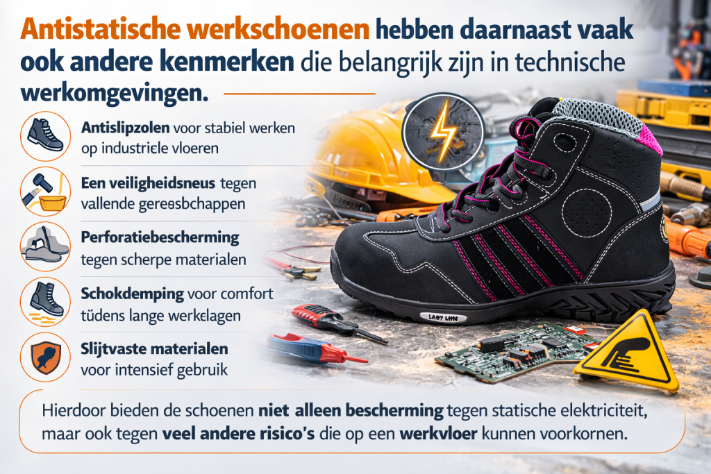 antistatische werkschoenen dames