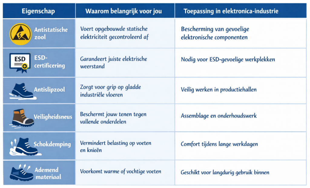 beste ESD-werkschoenen 