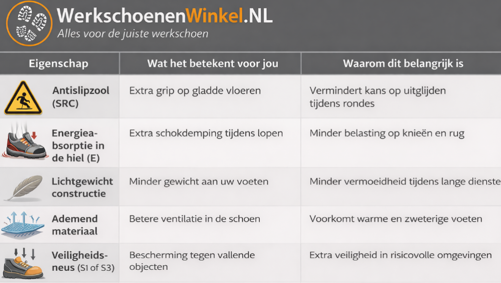 beste werkschoenen voor beveiligers