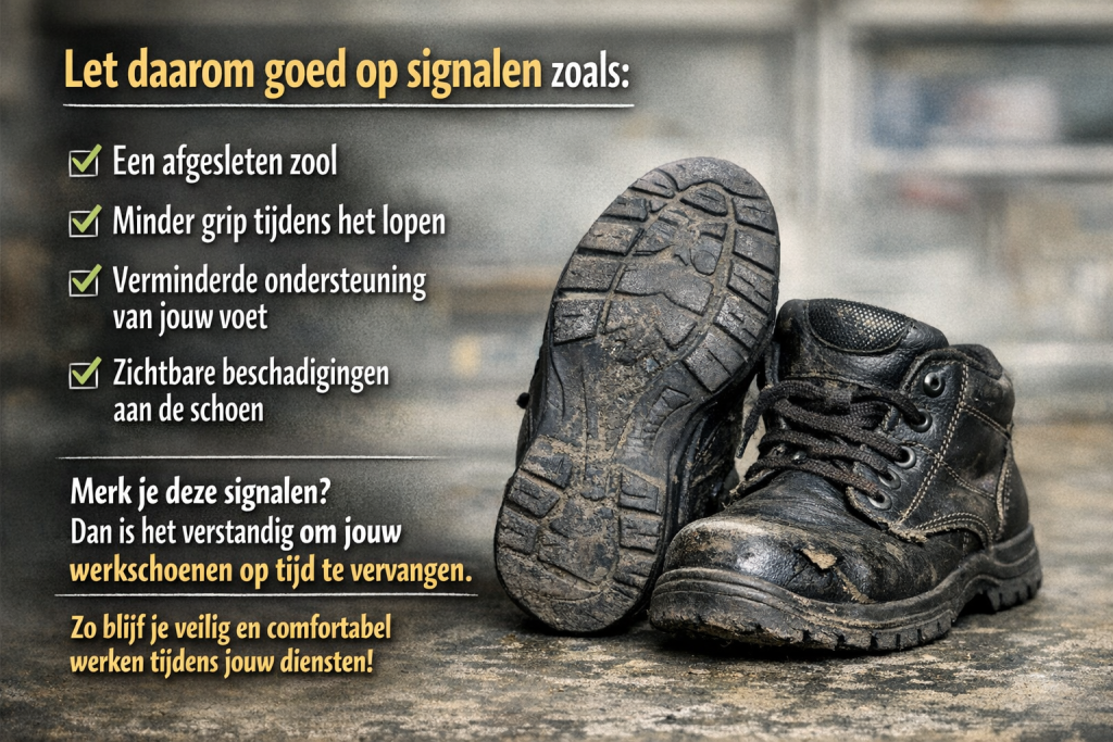 werkschoenen met antislip zool