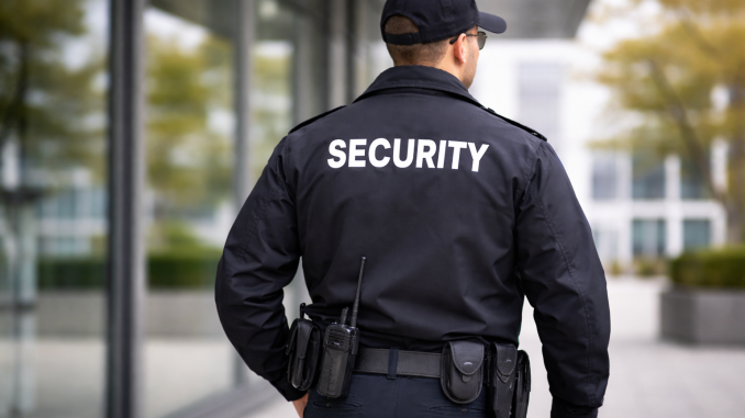 Werkschoenen voor beveiliger