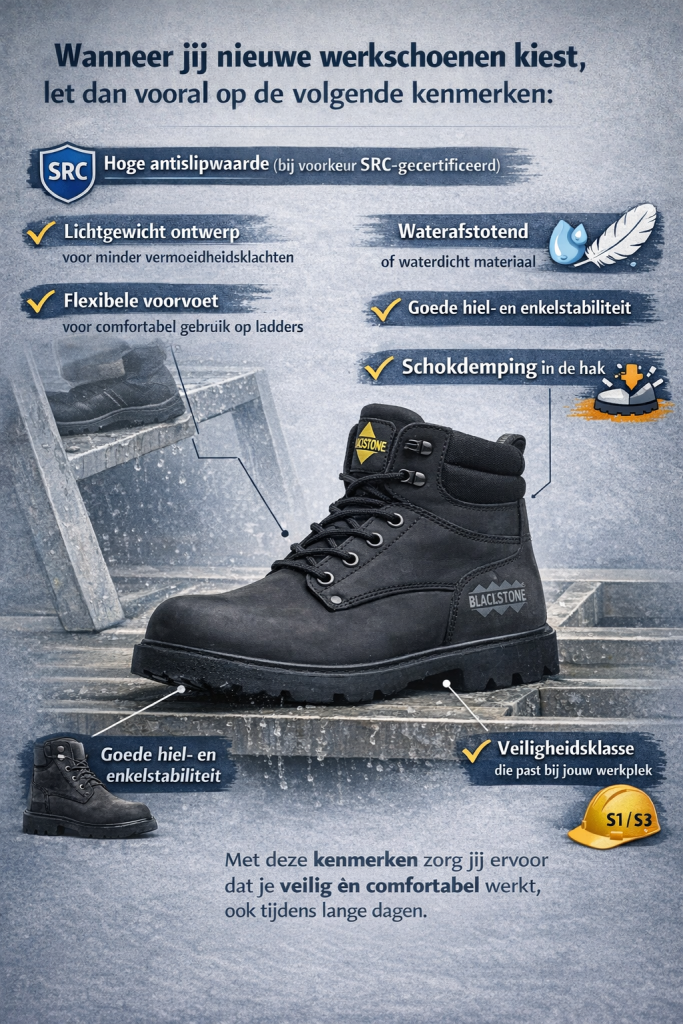 veiligheidsschoenen ramenwasser