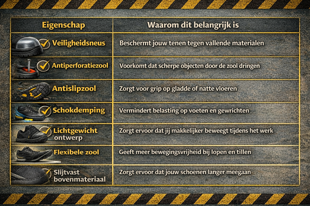 lichtgewicht werkschoenen bouw en events