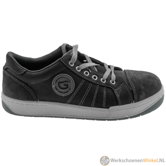 Afbeelding van Gevavi Wolf Zwarte sneaker Laag S3 SRC Met Veiligheidsneus