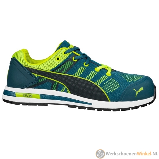 Aas geleidelijk middag Sneaker Werkschoenen Puma Elevate Knit groen Laag S1P SRC ESD - Nu 20%  korting ® Werkschoenenwinkel.nl