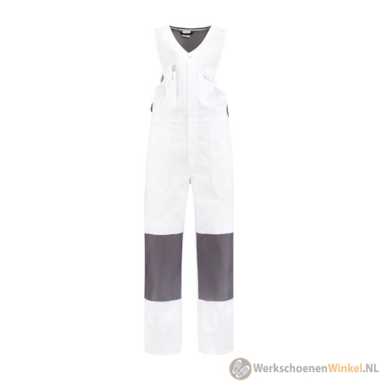 Stevige Bodybroek Wit/Grijs