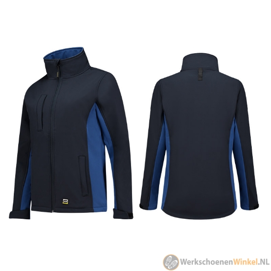 Afbeelding van Tricorp Dames Softshell Bicolor Naden 