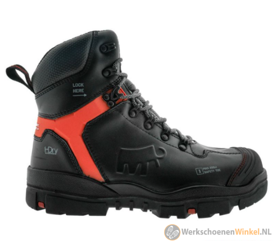 Afbeelding van Waterdichte hoge werkschoenen Mammoet Winch S3 met Hdry-membraan (extra breed) 