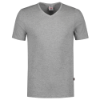 Afbeelding van T-Shirt V Hals Fitted Werkshirt kleur grijs