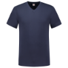 Afbeelding van T-Shirt V Hals Fitted Werkshirt kleur grijs