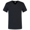 Afbeelding van T-Shirt V Hals Fitted Werkshirt kleur grijs