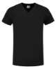 Afbeelding van T-Shirt V Hals Fitted Werkshirt kleur grijs