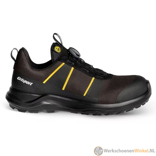 Afbeelding van Lichte veiligheidsschoen Grisport Active Pro Disc S1P met handige draaiknop sluiting (BOA)
