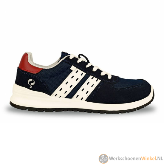 Afbeelding van Flexibele werksneaker Quick Sprint S1P Navy met PU/PU loopzool (extra grip)