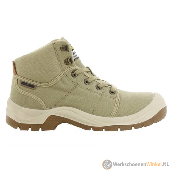 Afbeelding van Hoge Ademende Werkschoenen Safety Jogger Desert Kaki S1P