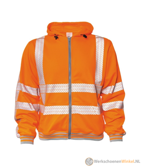 Afbeelding van Werksweater Met Capuchon M-WEAR 6231 Oranje RWS