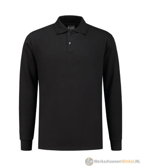Afbeelding van Luxe Comfortabele Zwarte Polosweater Workman
