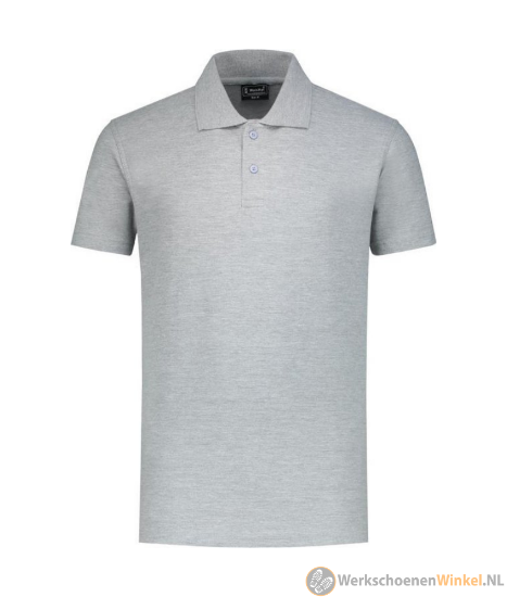 ontsmettingsmiddel Universeel domineren Industriele 220gr Grijs Melee Poloshirt - Nu 20% korting ®  Werkschoenenwinkel.nl