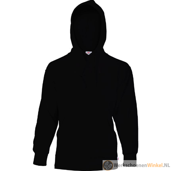 Afbeelding van Hooded Werksweater Uniwear Zwart