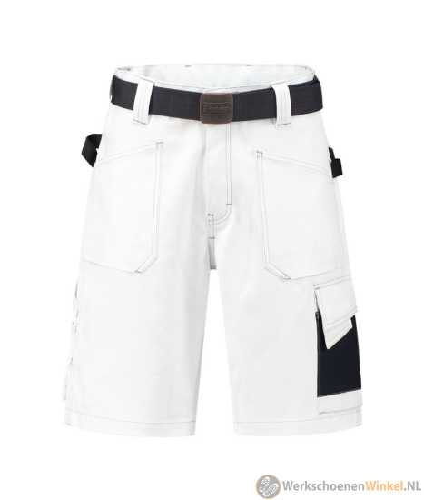 Afbeelding van Korte Werkbroek Bermuda Workman Wit