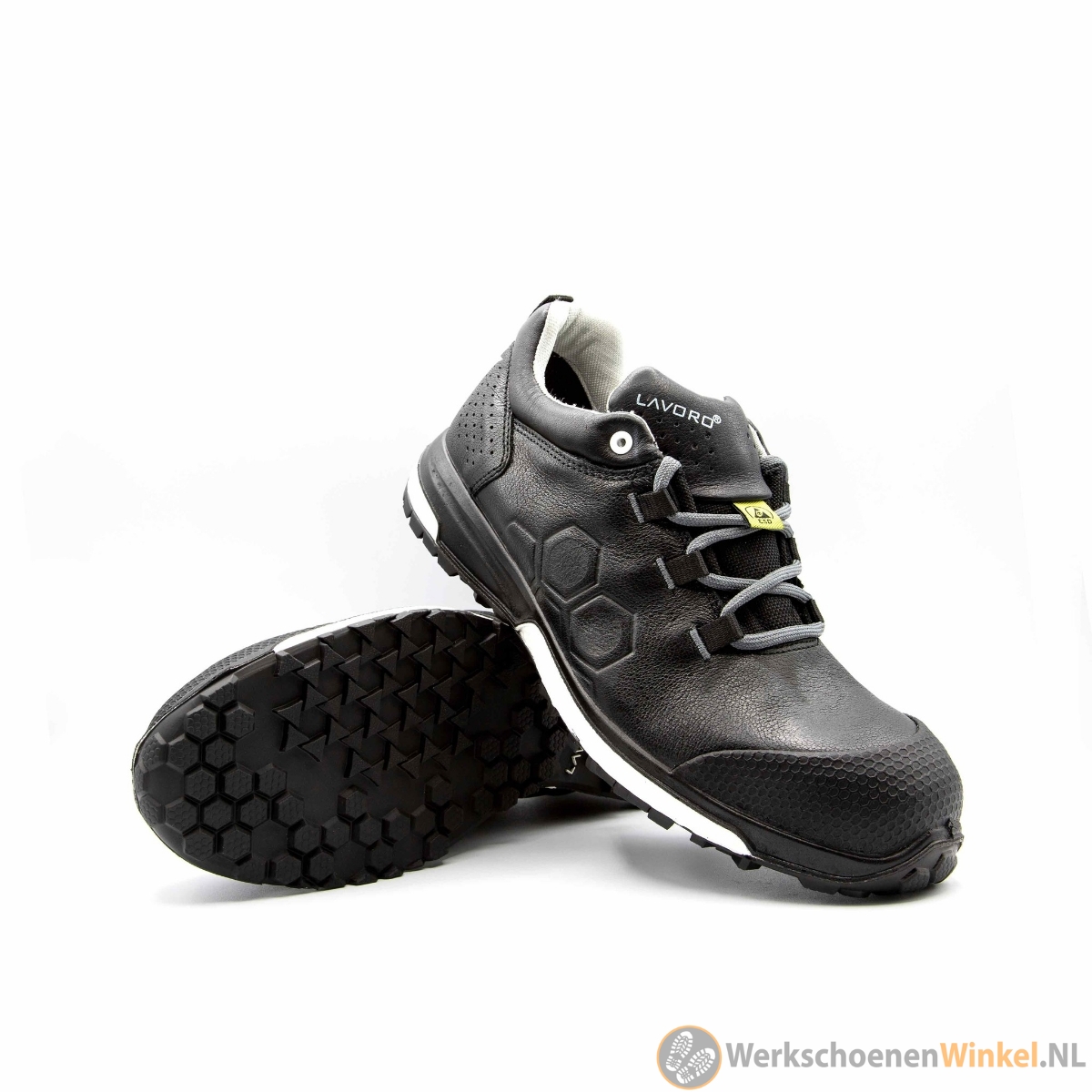 Extreemlichte veiligheidsschoenen S3 Lavoro Chewie met carbon inlegzool (antistatisch) - Nu 20