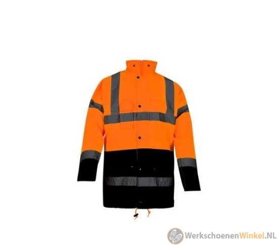 Afbeelding van Werkjas Parka M-wear 4-in-1 0981 Oranje/Blauw