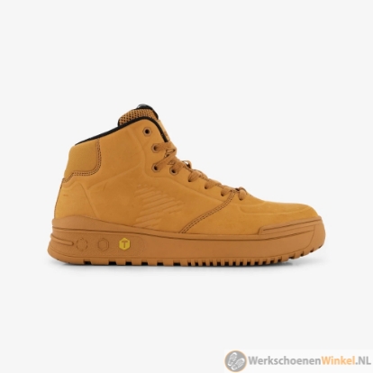 Toon details van Lichtgewicht Halfhoge Werkschoenen S1P ToTectors Denton Wheat Met Aluminium Veiligheidsneus (Bestand Tegen Impact Tot 200 Joule) Afbeeldingen van Lichtgewicht Halfhoge Werkschoenen S1P ToTectors Denton Wheat Met Aluminium Veiligheidsneus (Bestand Tegen Impact Tot 200 Joule)
