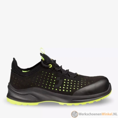 Toon details van Comfortabele sneakerwerkschoenen Safety Jogger S1PS Modulo Low met ingebouwde Scuff Cap (slijtageresistentie) - Zwart/Geel Afbeeldingen van Comfortabele sneakerwerkschoenen Safety Jogger S1PS Modulo Low met ingebouwde Scuff Cap (slijtageresistentie) - Zwart/Geel