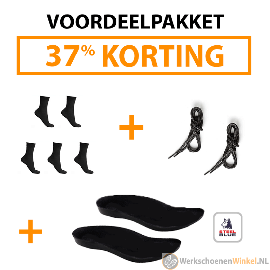 Afbeelding van Werkschoenen voordeel pakket (2) werksokken, inlegzolen en veters