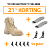 Afbeelding van Voordeelpakket SteelBlue S3 Southern Cross werkschoen Zipper + 5x paar werksokken + 1x anatomisch gevormde inlegzolen + 1x extra sterke schoenveters