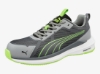 Afbeelding van Lage werkschoenen Puma Slide grijs/groen S1PL SR ESD met TPU versterking (extra grip)