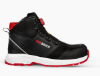 Afbeelding van Hoge sportieve veiligheidsschoenen S3 Redbrick Pulse (met overneus) Kleur - Zwart/Rood