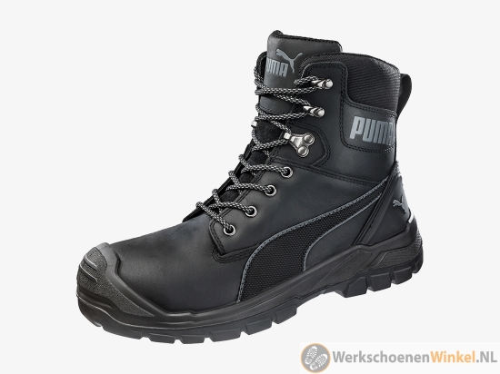 Afbeelding van Stevige Puma werkschoen 63.073 Conquest Black CTX High S3 SRC (waterdicht)