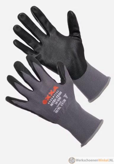Afbeelding van Montagehandschoen OXXA Essential Nitri-Tech stevige antislip foam-coating (superieure grip)