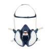 Afbeelding van 3M 4255+ onderhoudsvrij halfgelaatsmasker A2P3 R D met geïntegreerde filters en siliconenvrije gelaatsafdichting