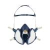 Afbeelding van 3M 4277+ onderhoudsvrij halfgelaatsmasker ABE1P3 R D met geïntegreerde filters en hoogdraagcomfort