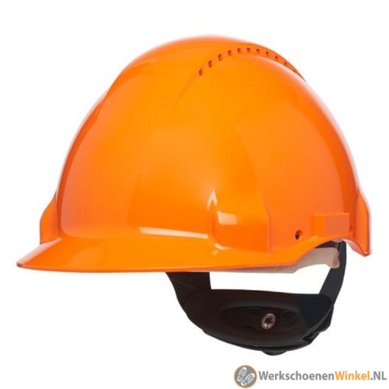 Afbeelding van 3M veiligheidshelm met Uvicator Sensor en Pinlock  (oranje)