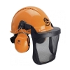 Afbeelding van Complete krachtige 3M helmcombinatie met gehoorkap en V5B vizier (oranje)
