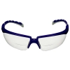 Afbeelding van Comfortabele 3M veiligheidsbril met anticondens en antikras (helder zicht) - blauw/grijs