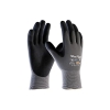 Afbeelding van Precisie werkhandschoen slijtvast met ademende nitril coating - grijs/zwart 