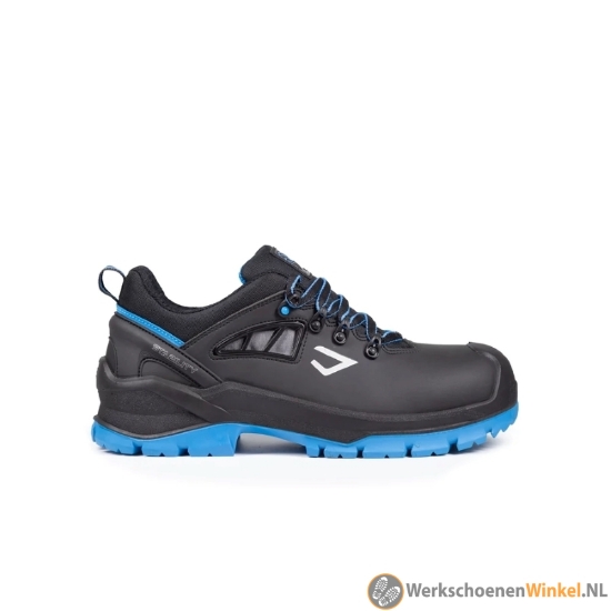 Afbeelding van Lage werkschoen Bicap S3S met Flex Textile Plate antipenetratiezool (ultralichte zool) - zwart/blauw