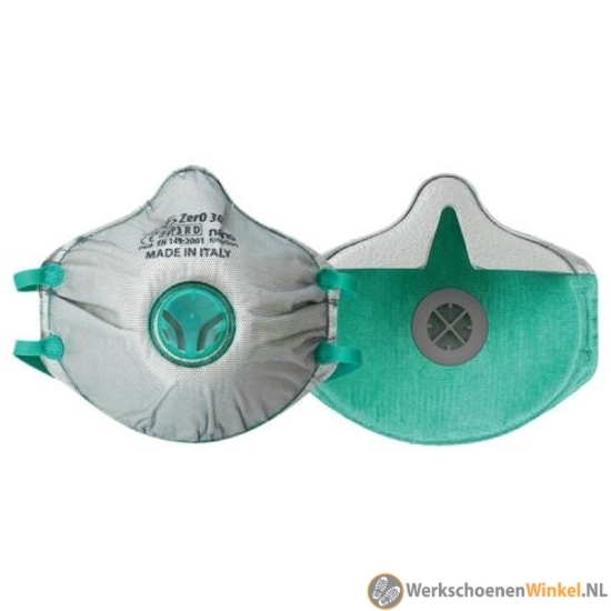 Afbeelding van BLS ZER0 030 stofmasker R D met FFP3 bescherming en uitstekende ademweerstand (10 stuks)