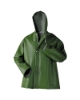 Afbeelding van Waterdichte Dolfing regenjas slijtvast PVC capuchon met koord P1 - groen