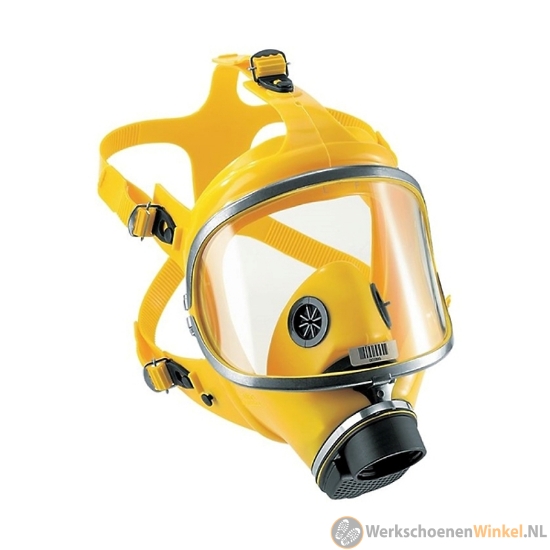 Afbeelding van Dräger X-plore 6570 volgelaatsmasker gemaakt van hypoallergeen siliconenmateriaal met polycarbonaat vizier