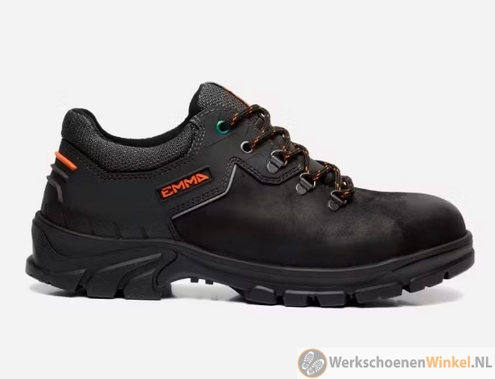 Afbeelding van Extra brede S3 veiligheidsschoen Emma Alaska Low SRC hittebestendig - zwart